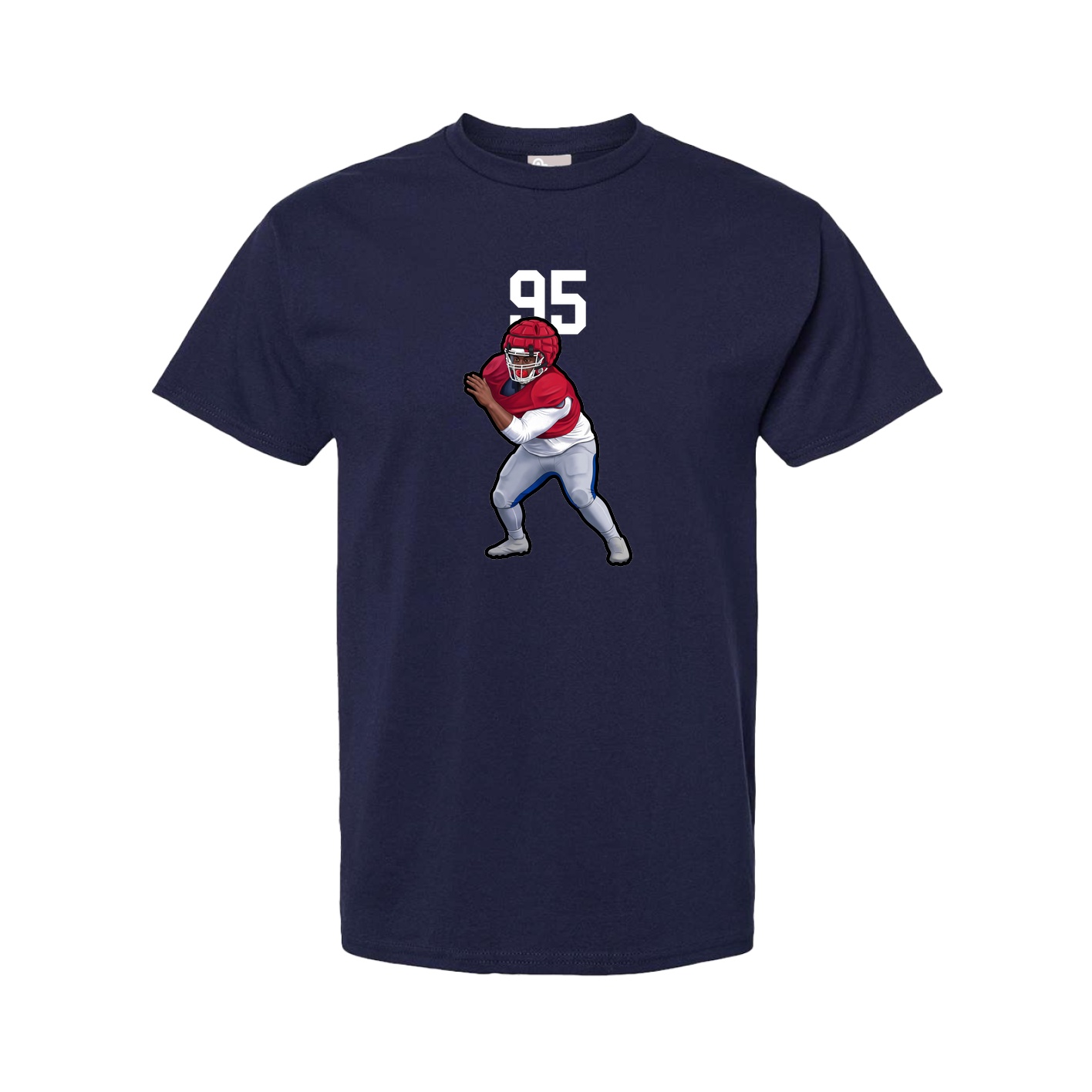 Tee — Number Top in Navy