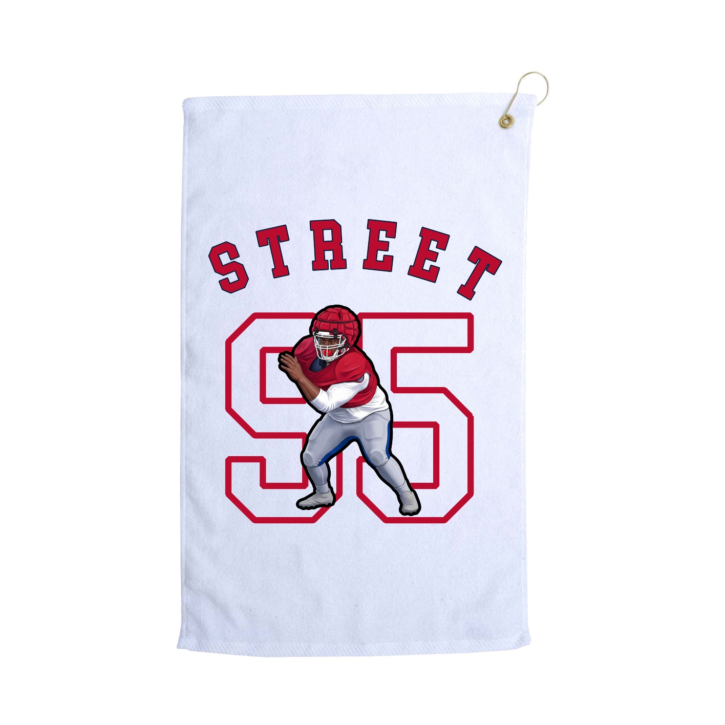 Golf Towel — Shirsey Arch in White