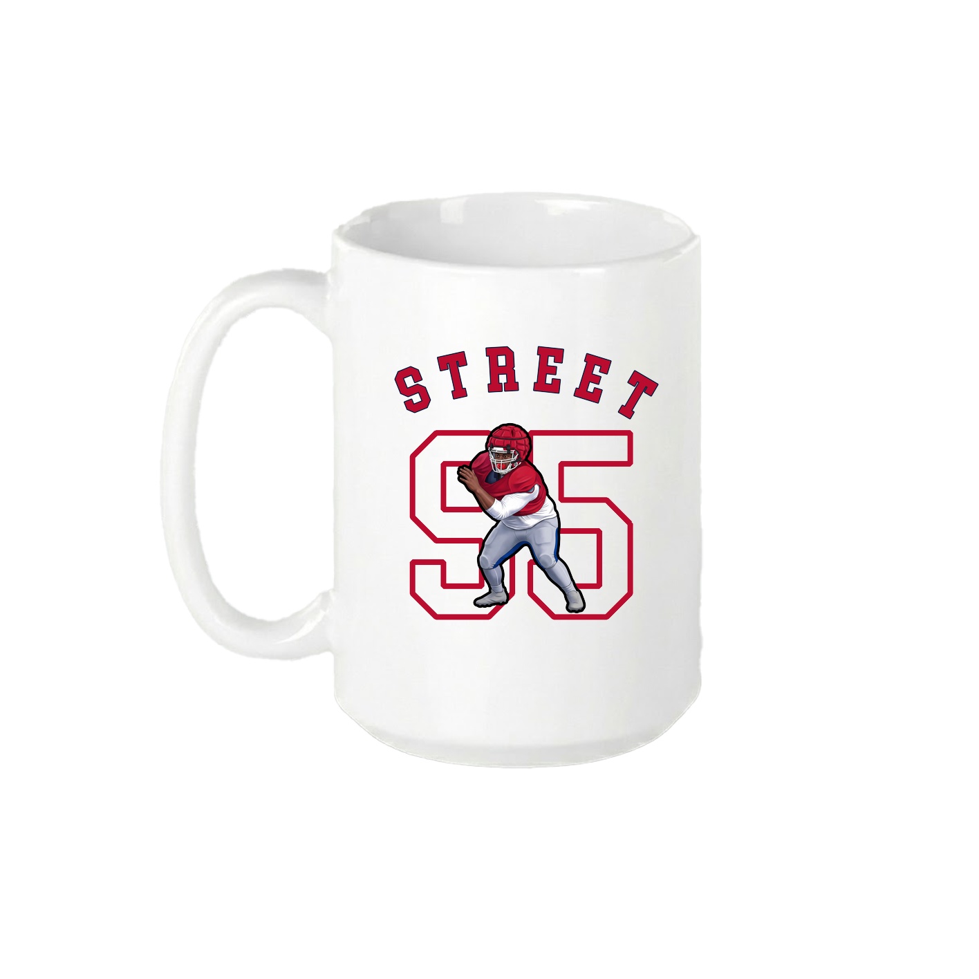 15oz Coffee Mug — Shirsey Arch in White