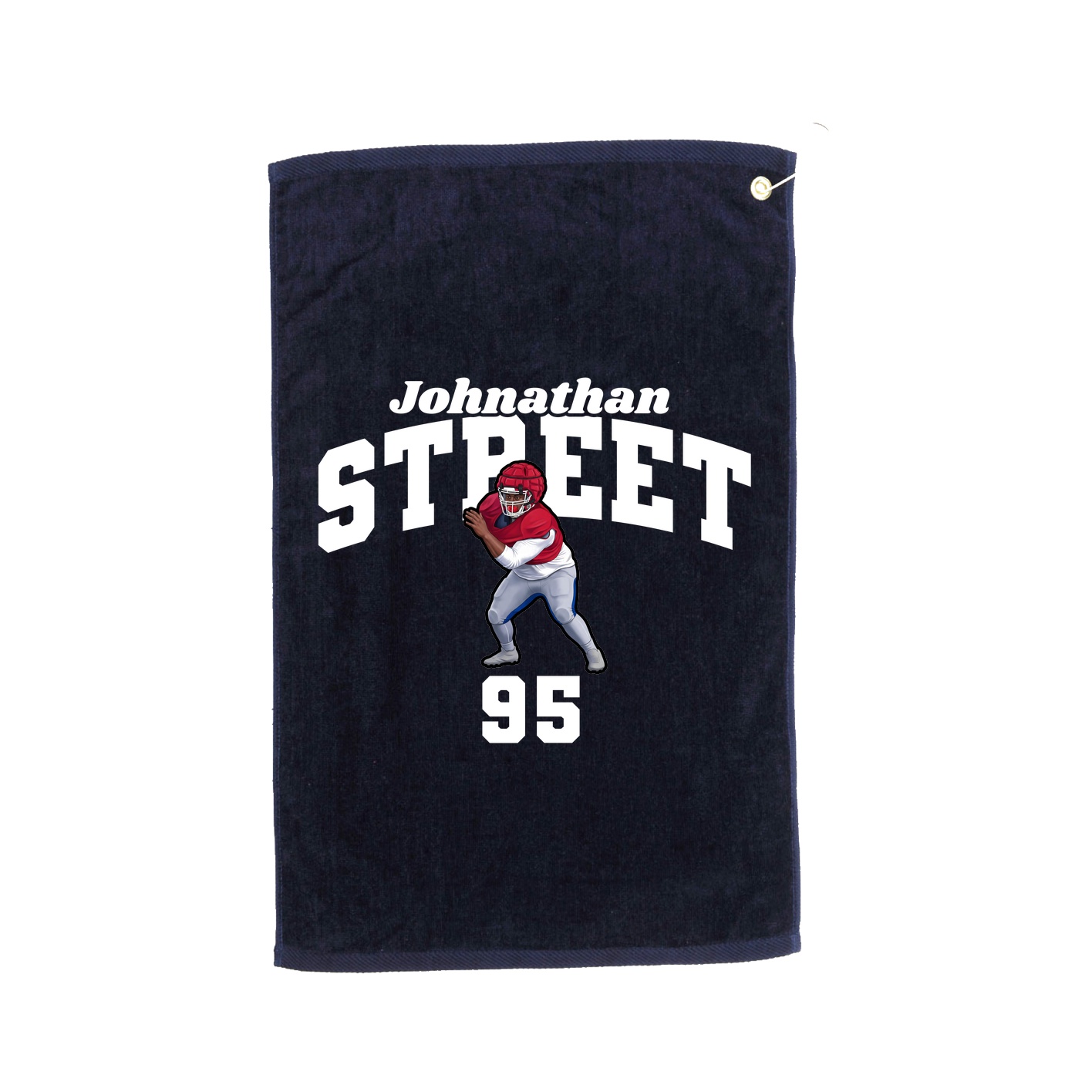 Golf Towel — Signature Arch in Navy