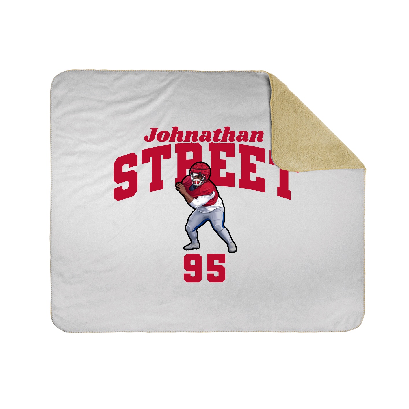 Throw Blanket — Signature Arch in White