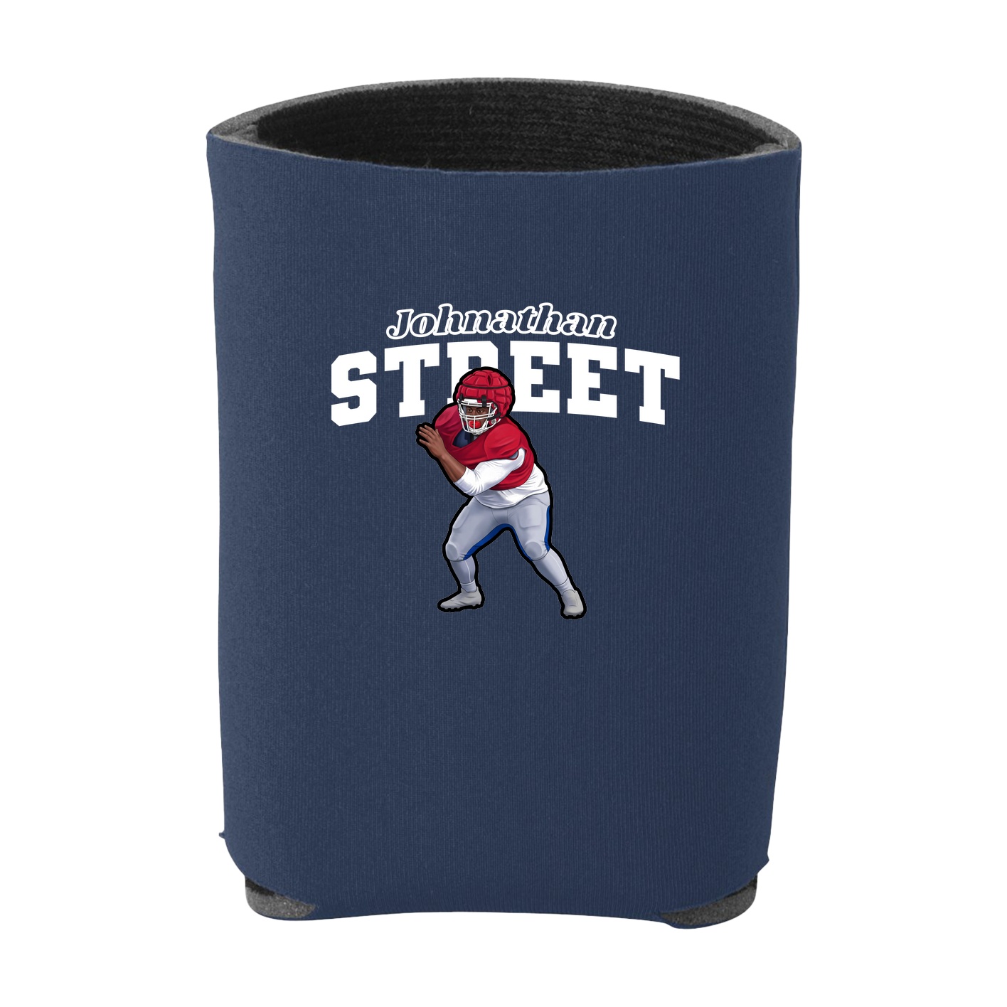 Can Holder — Name Arch in Navy