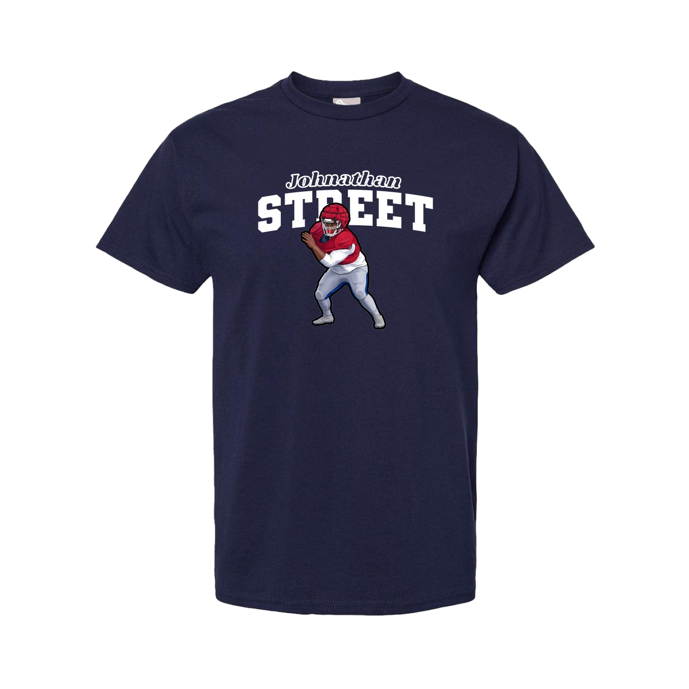 Tee — Name Arch in Navy