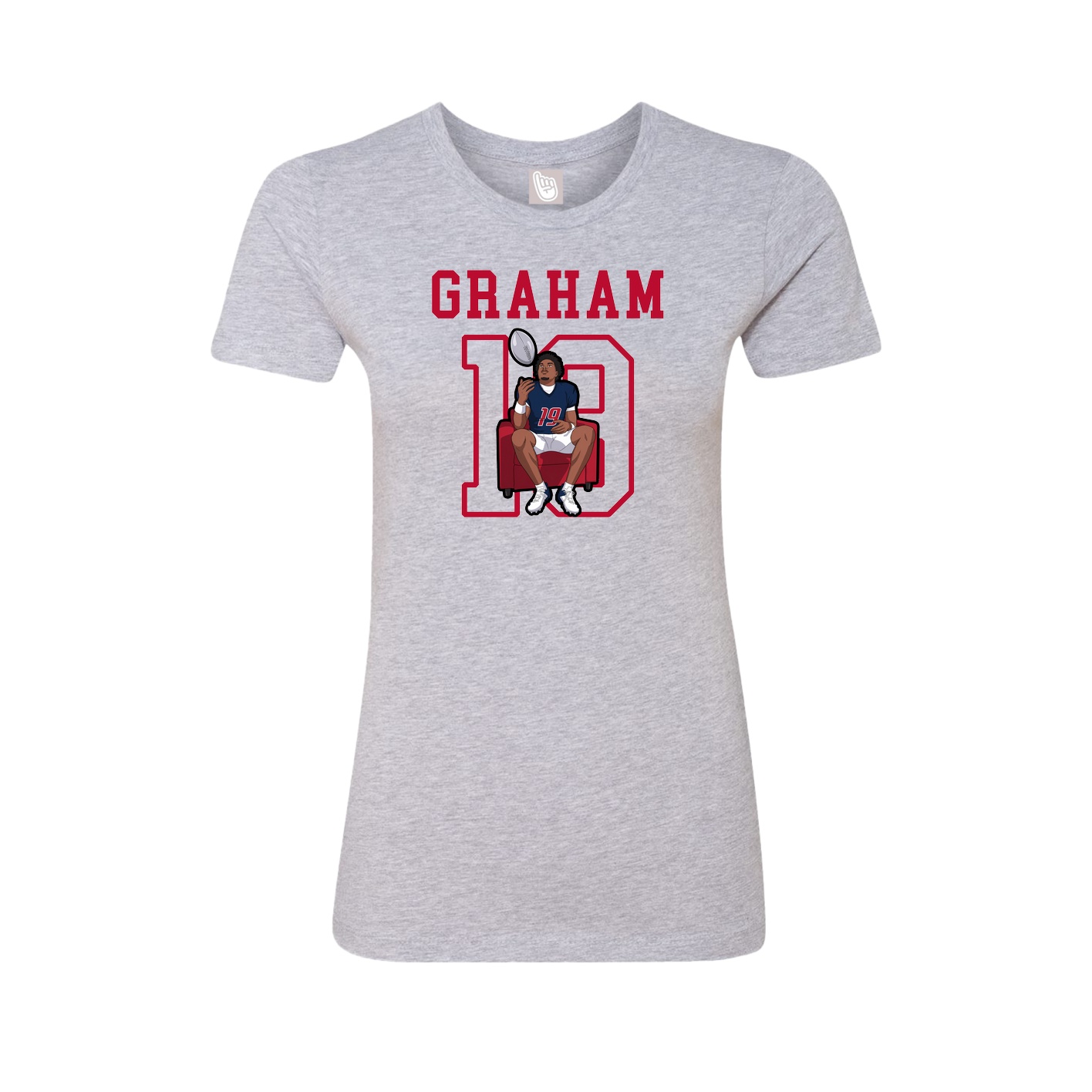 Fitted Women's Tee — Shirsey in Grey