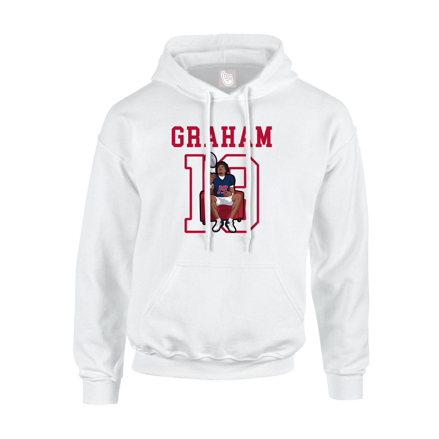 Youth Hoodie — Shirsey in White