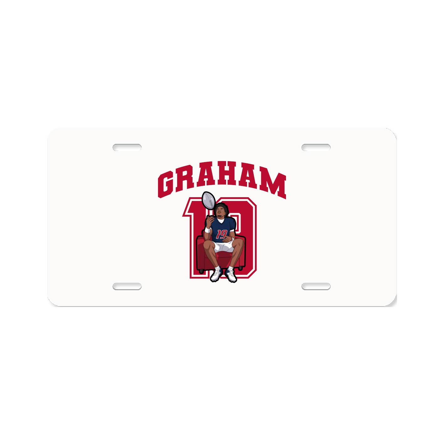 License Plate — Number in Classic