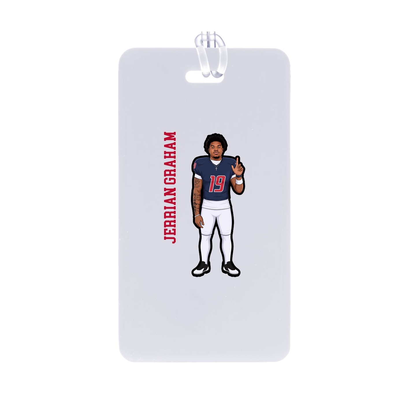 Bag Tag — Name Vertical in Classic