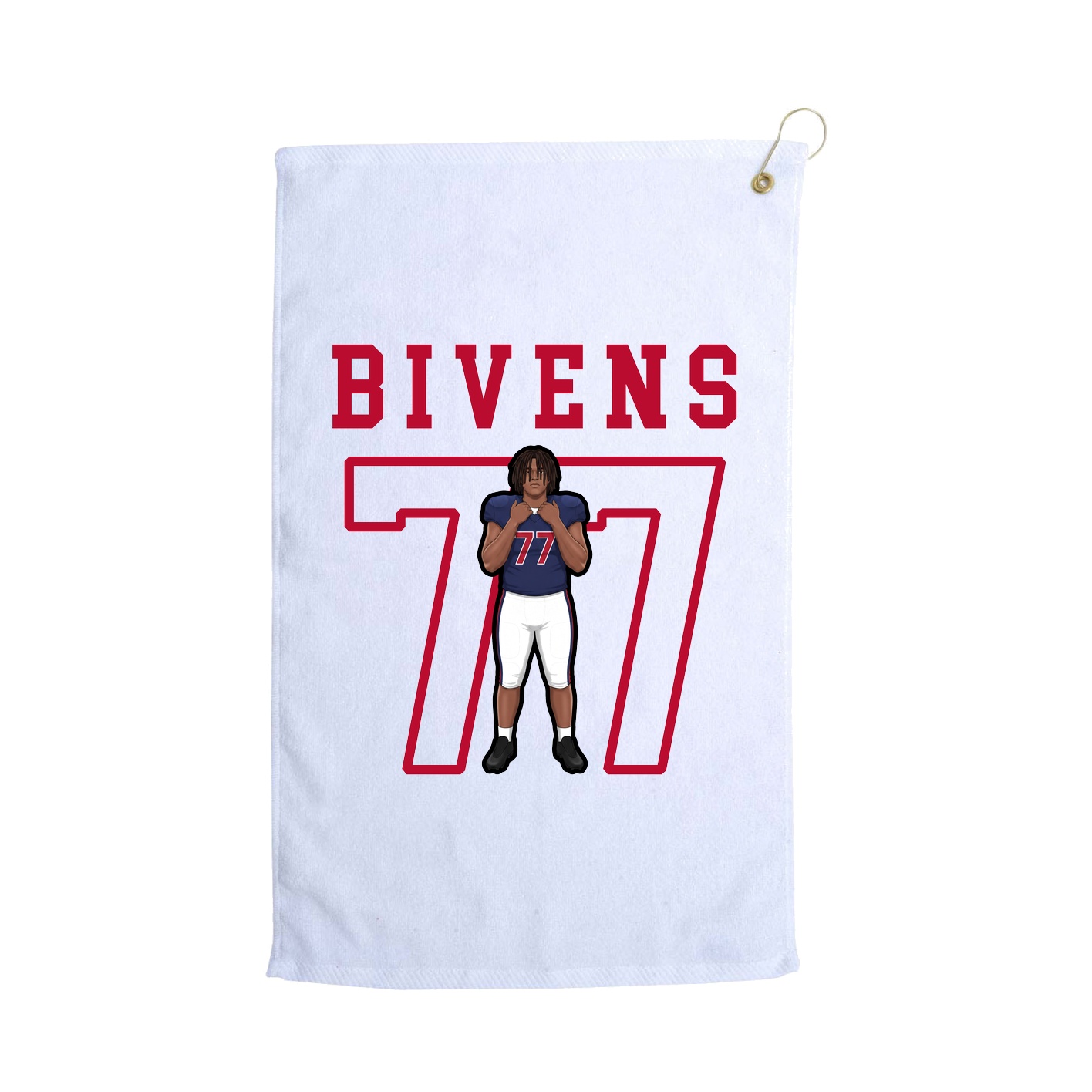Golf Towel — Shirsey in White