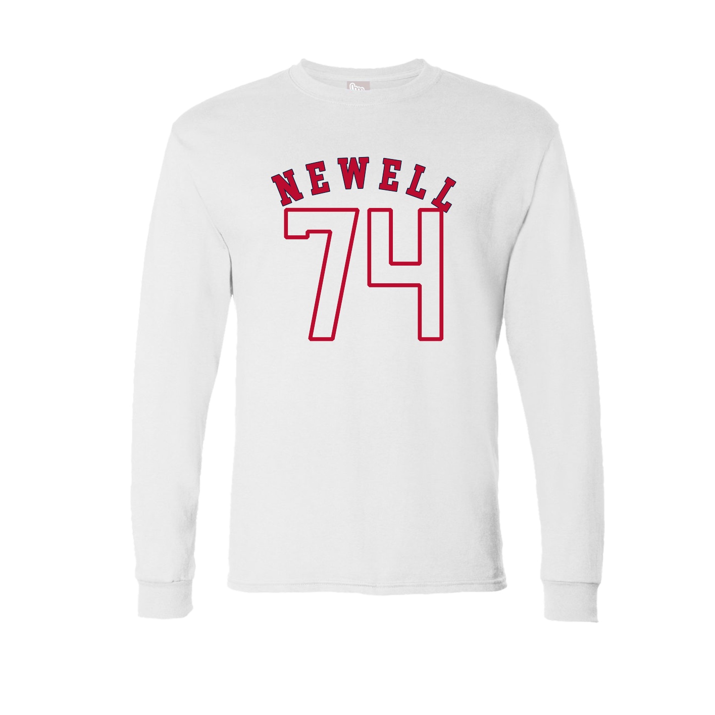 Long Sleeve Tee — Shirsey Arch in White