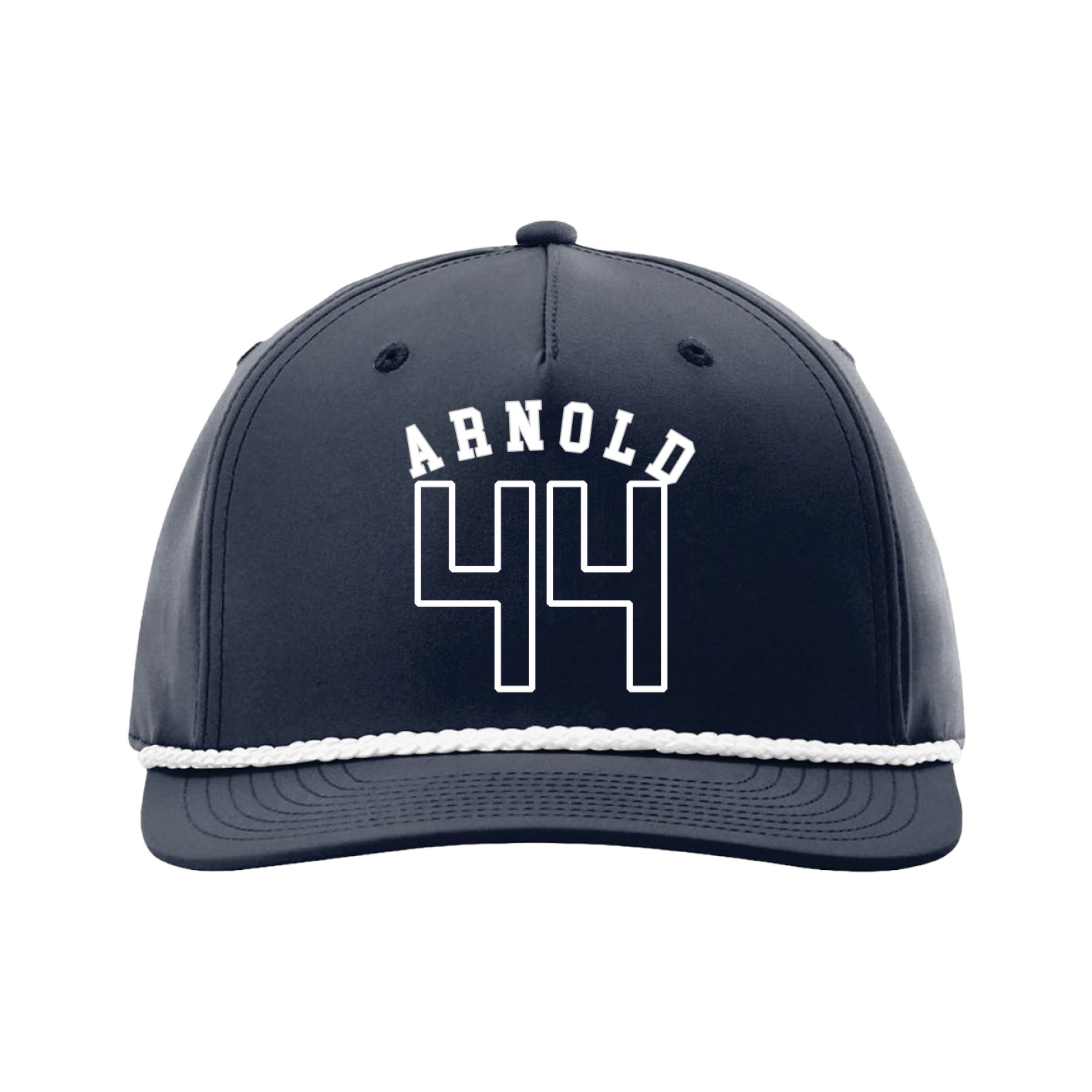 Five-Panel Classic Rope Cap — Shirsey Arch in Navy