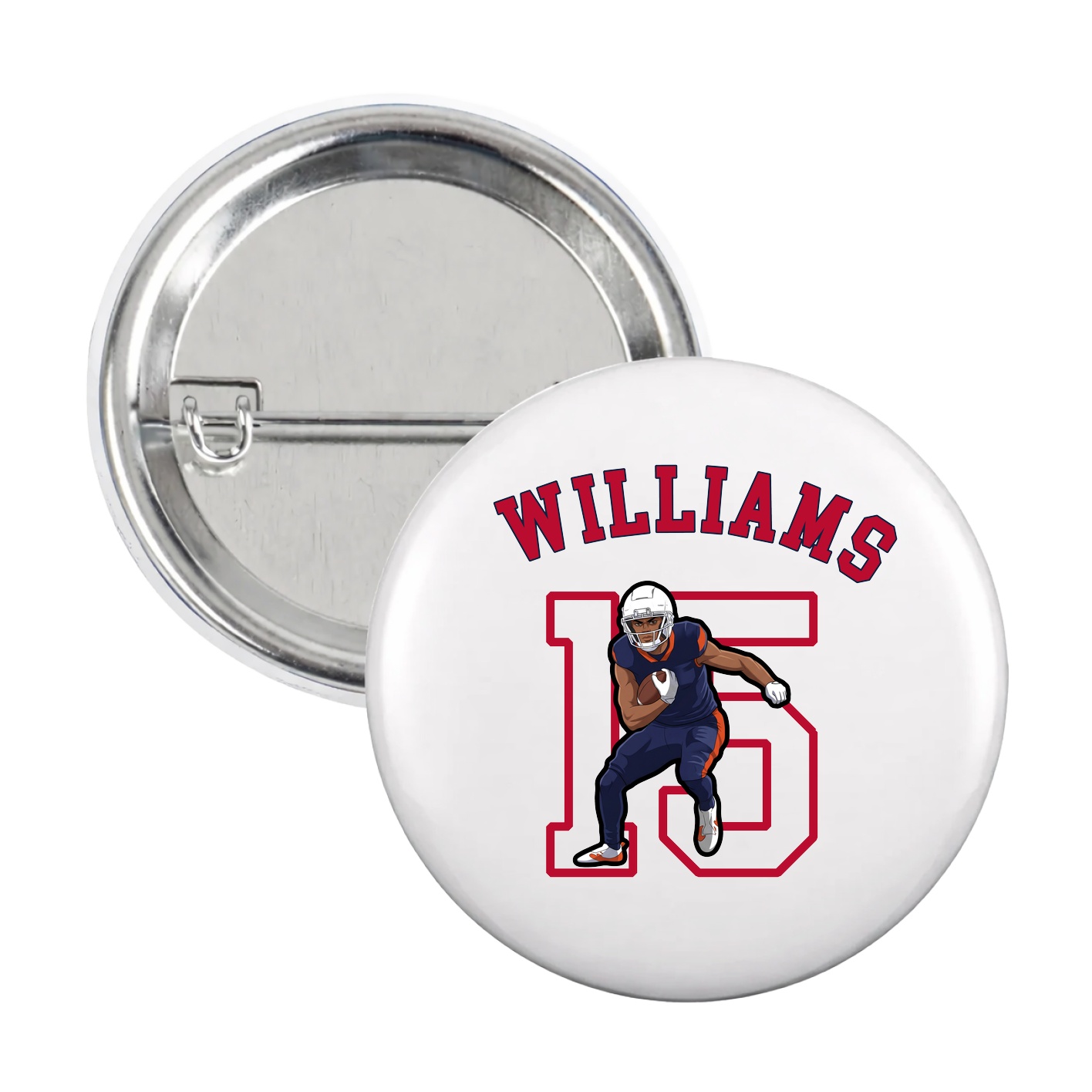 Game Day Button — Shirsey Arch in White