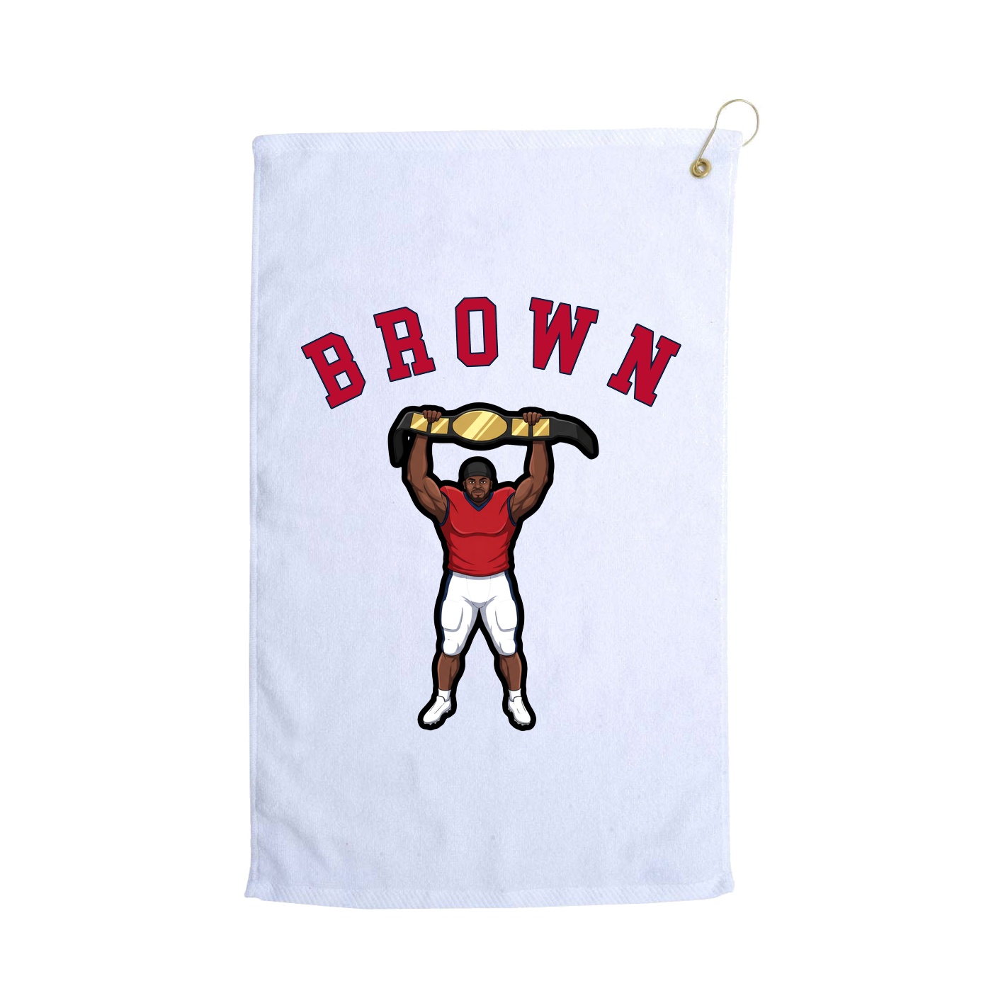 Golf Towel — Classic in White