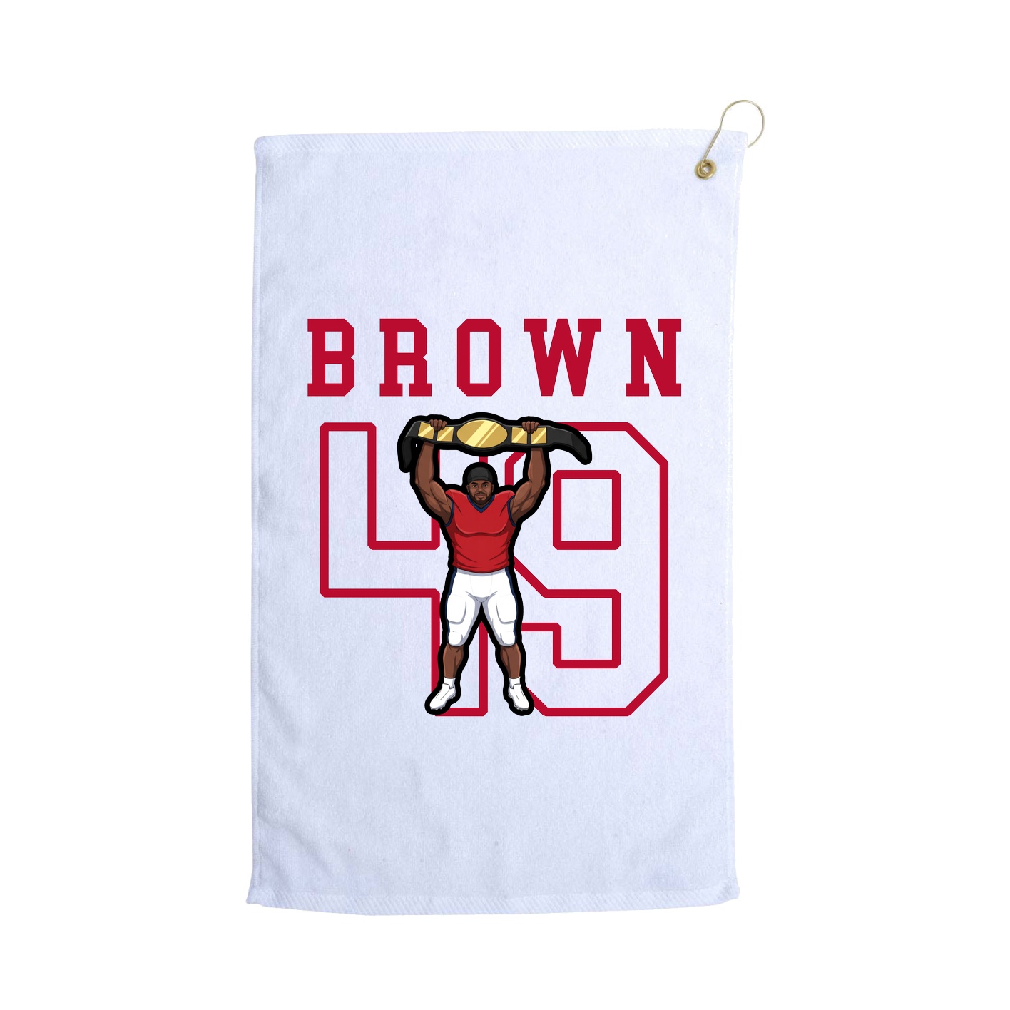 Golf Towel — Shirsey in White