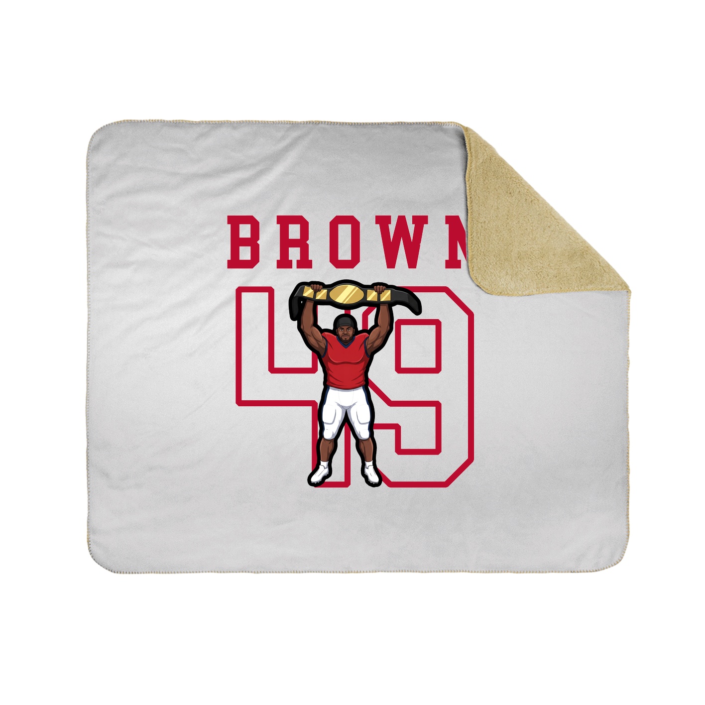 Throw Blanket — Shirsey in White