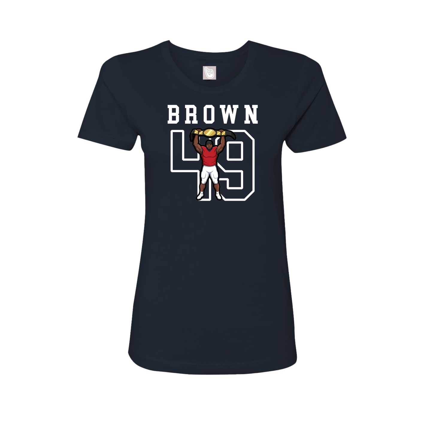 Fitted Women's Tee — Shirsey in Navy