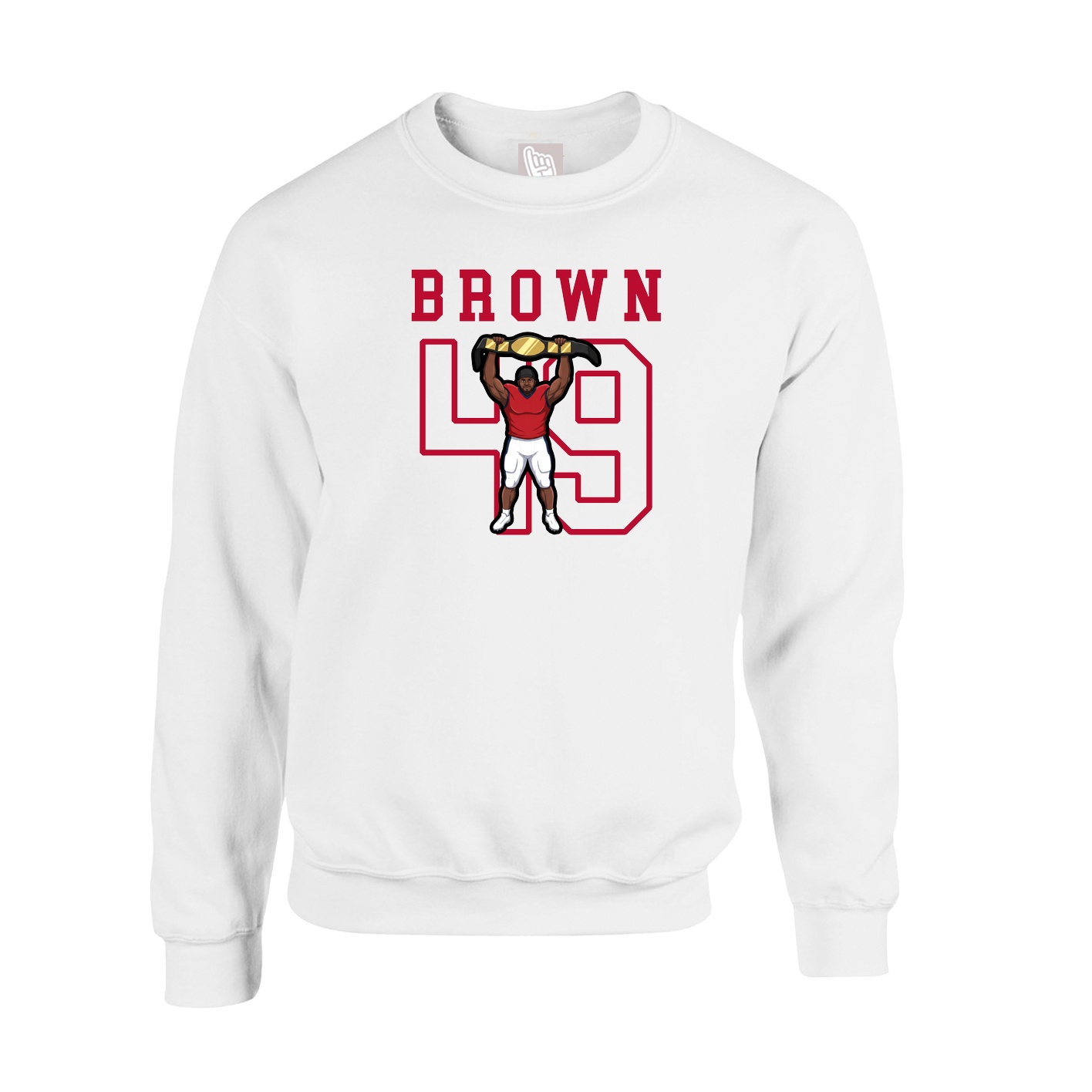 Fleece Crew — Shirsey in White
