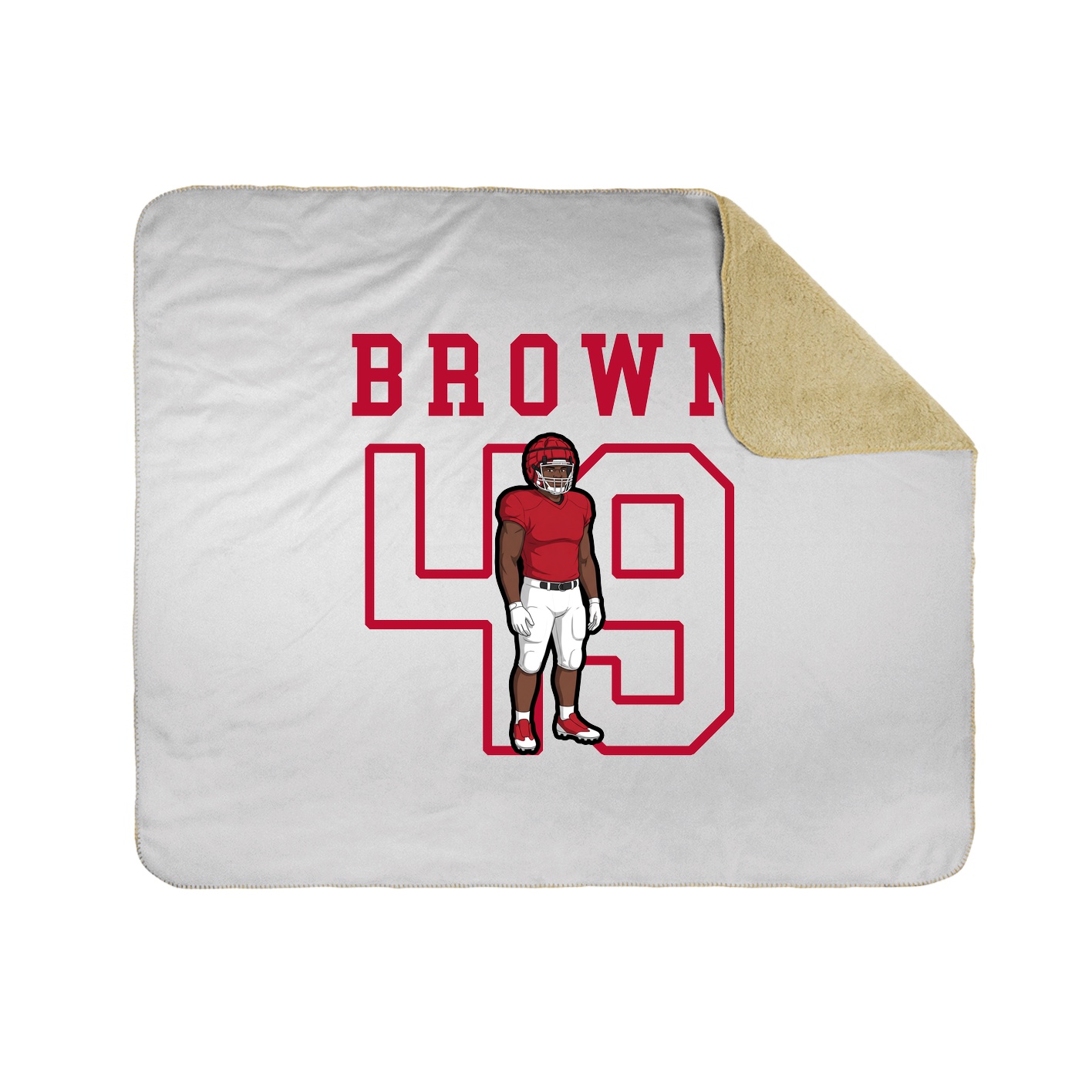 Throw Blanket — Shirsey in White