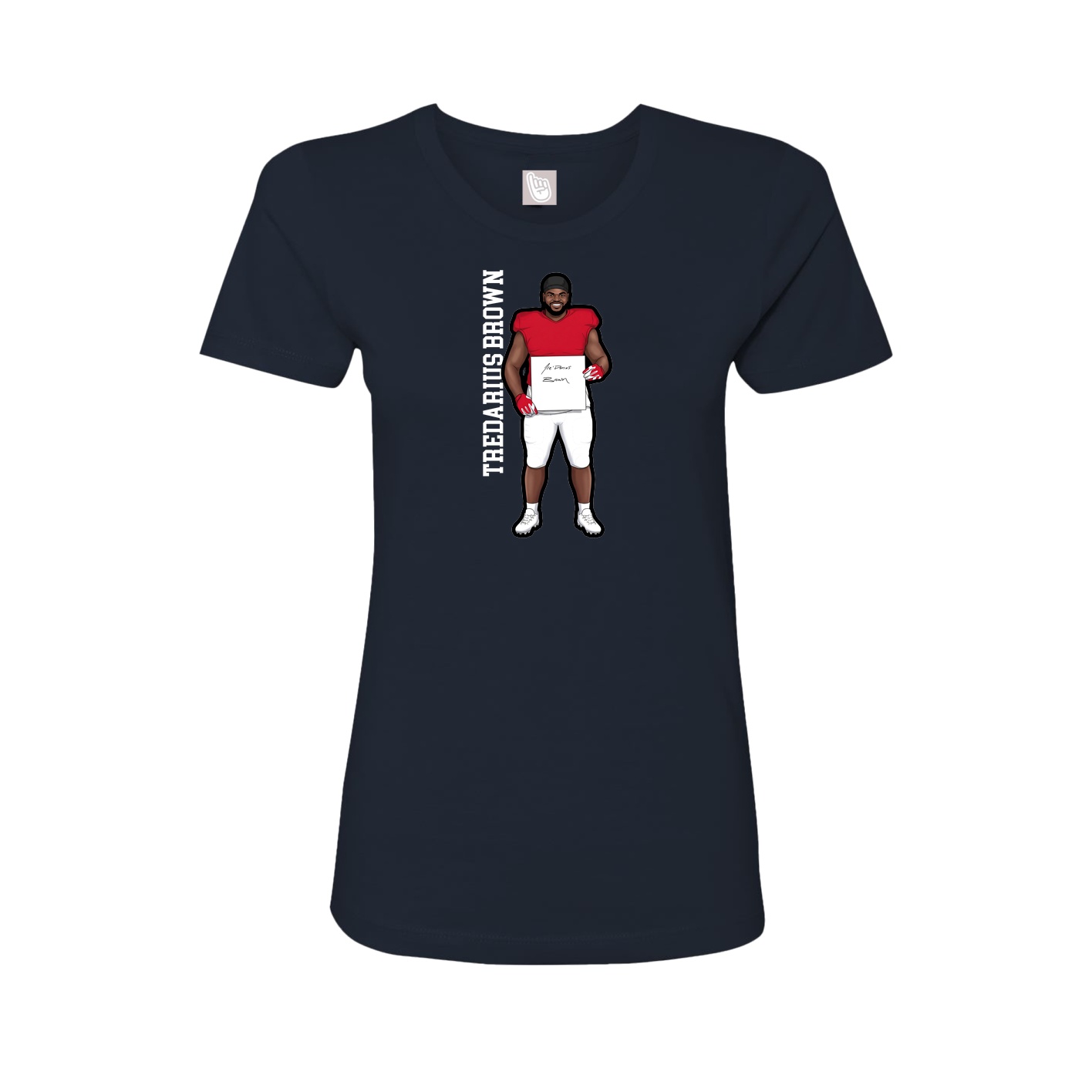 Womens Tee — Classic in Navy