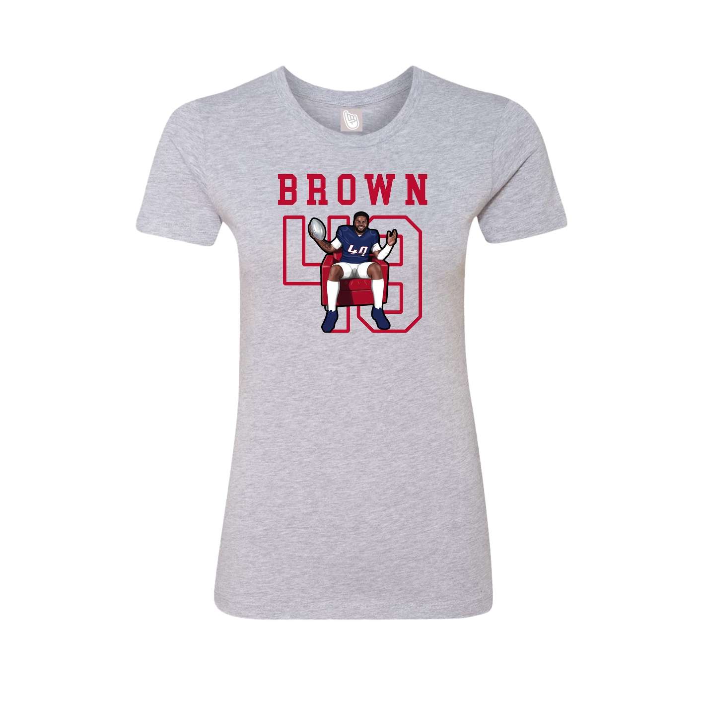 Fitted Women's Tee — Shirsey in Grey