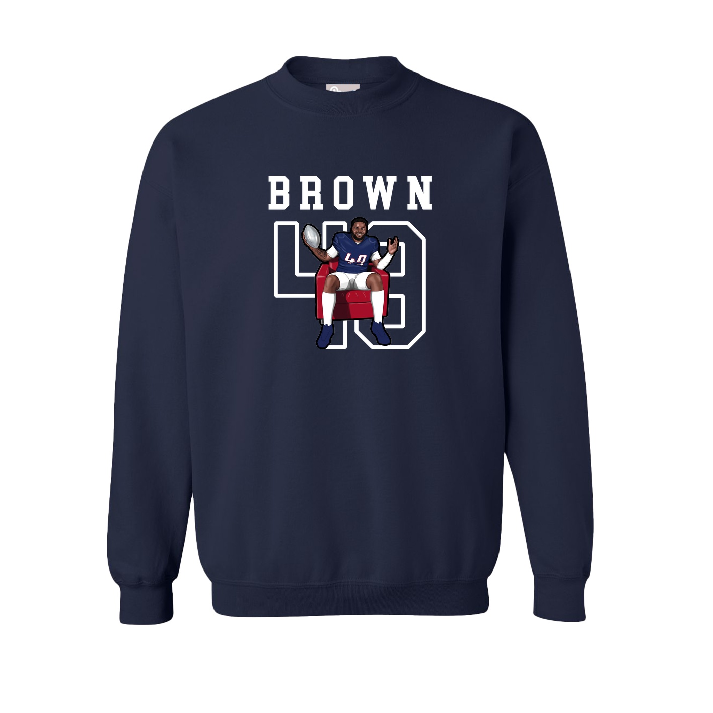 Fleece Crew — Shirsey in Navy