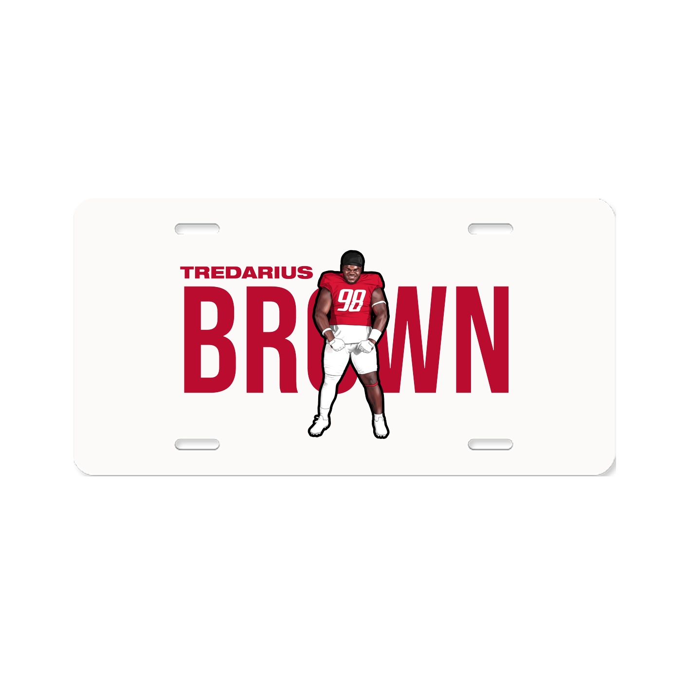 License Plate — Player Name in Classic