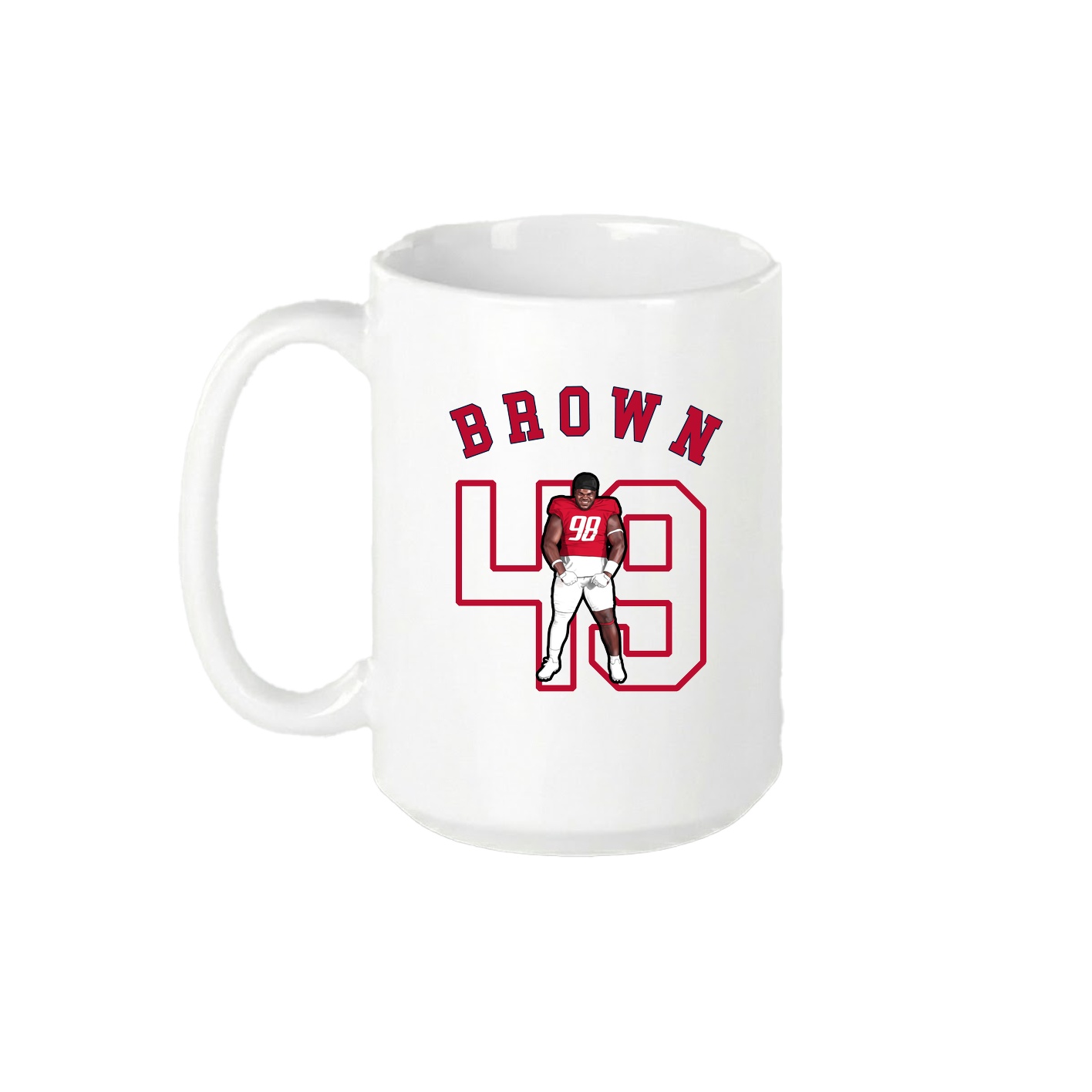 15oz Coffee Mug — Shirsey Arch in White