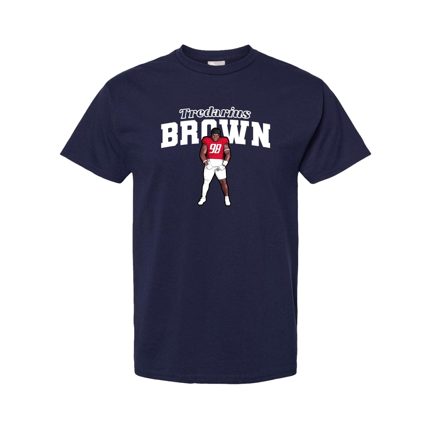 Tee — Name Arch in Navy