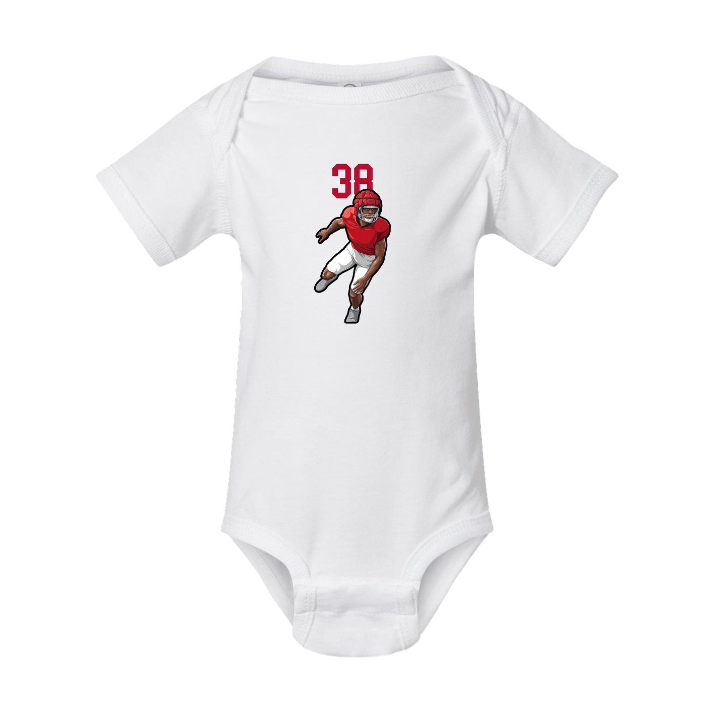 Baby Onesie — Number Top in White
