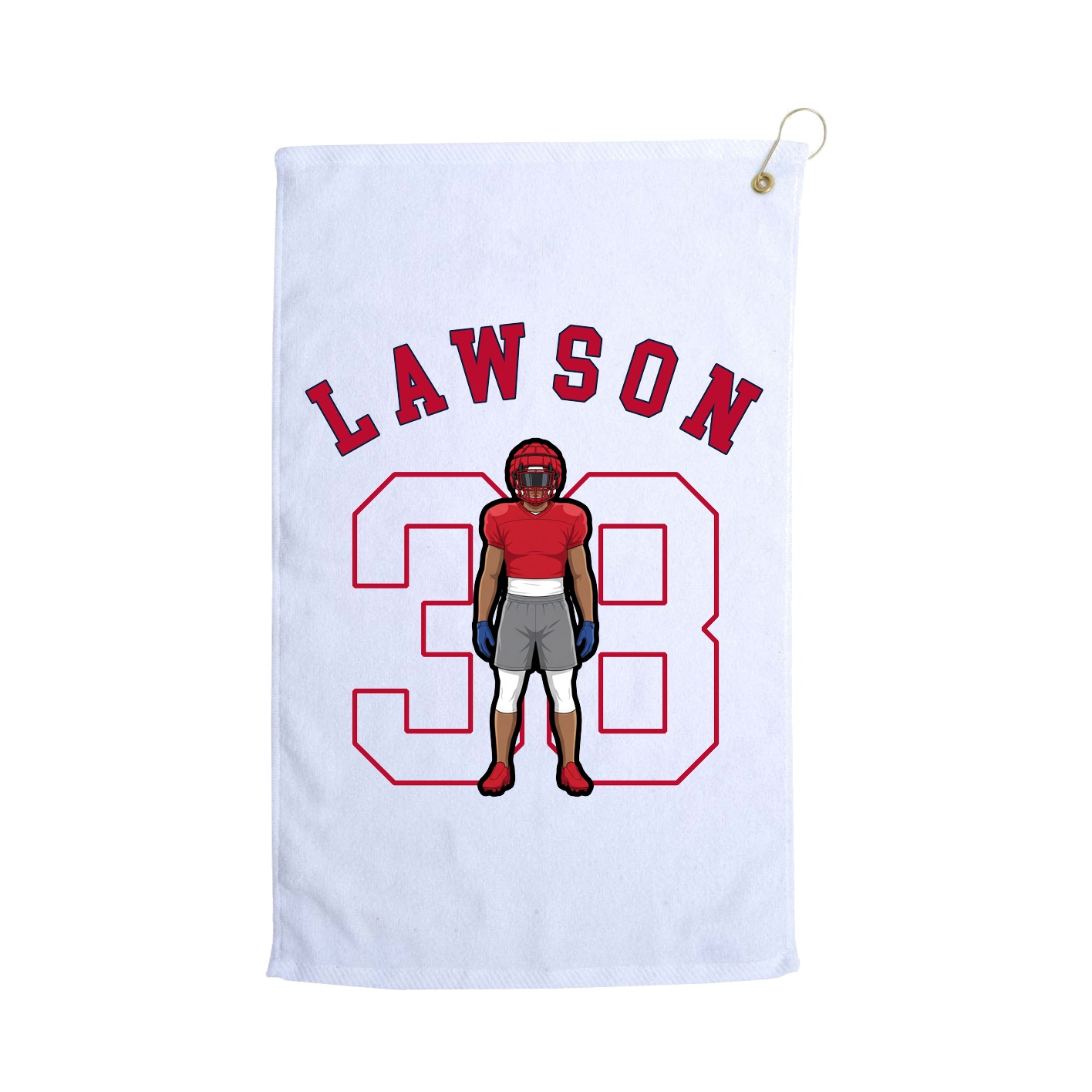 Golf Towel — Shirsey Arch in White