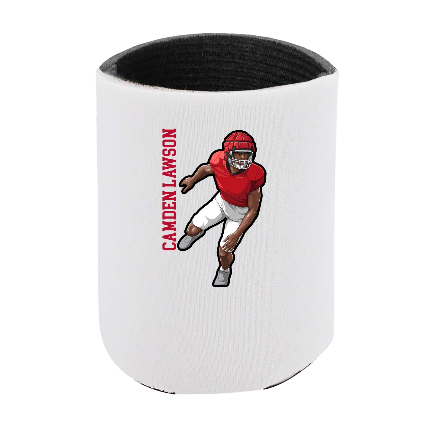 Can Holder — Name Vertical in White