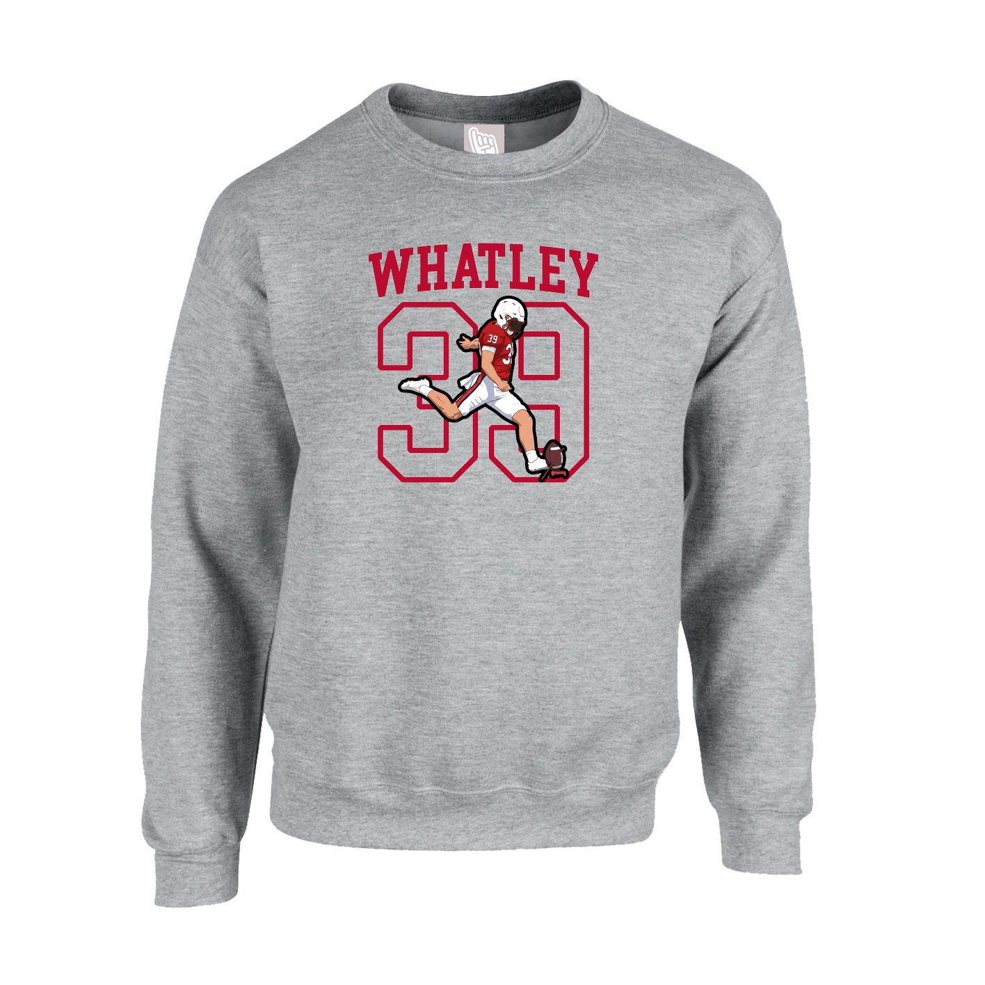 Fleece Crew — Shirsey in Grey