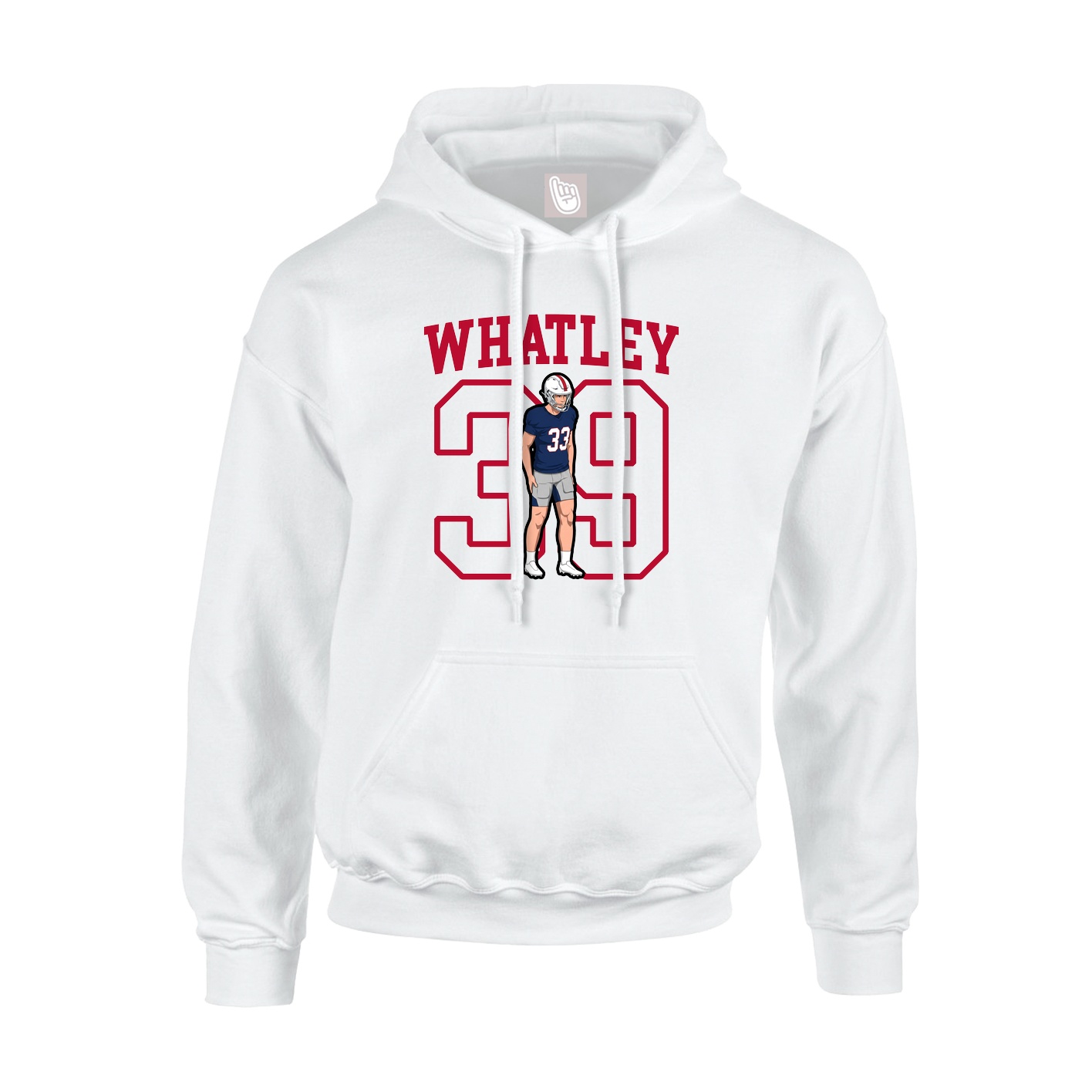 Hoodie — Shirsey in White