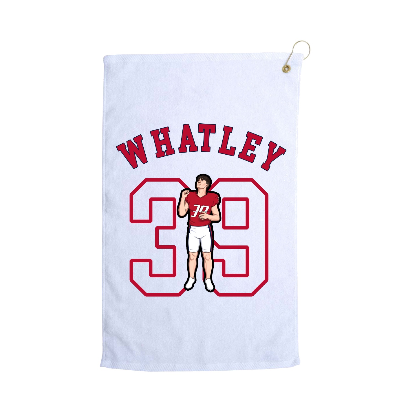 Golf Towel — Shirsey Arch in White