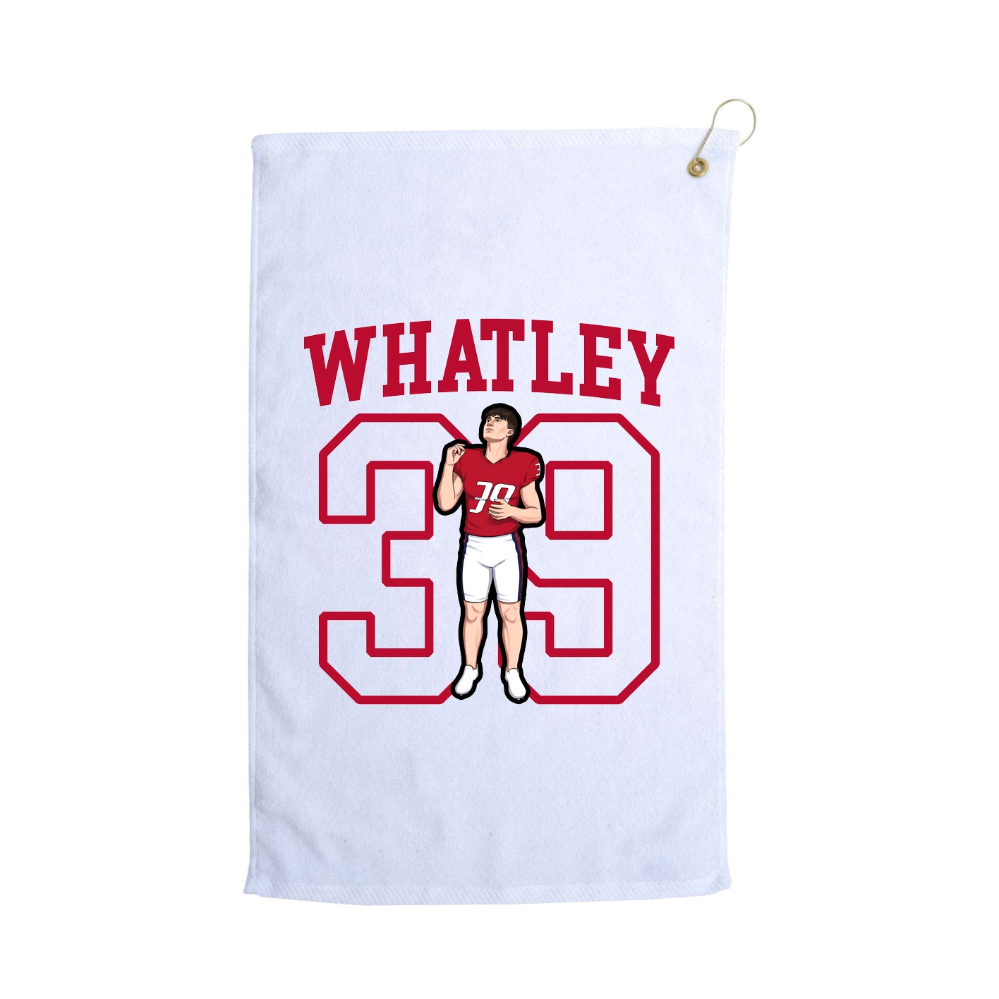 Golf Towel — Shirsey in White