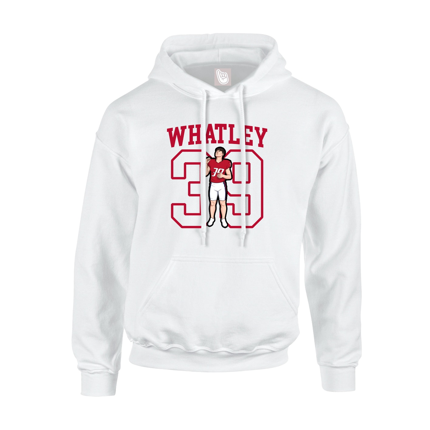 Hoodie — Shirsey in White