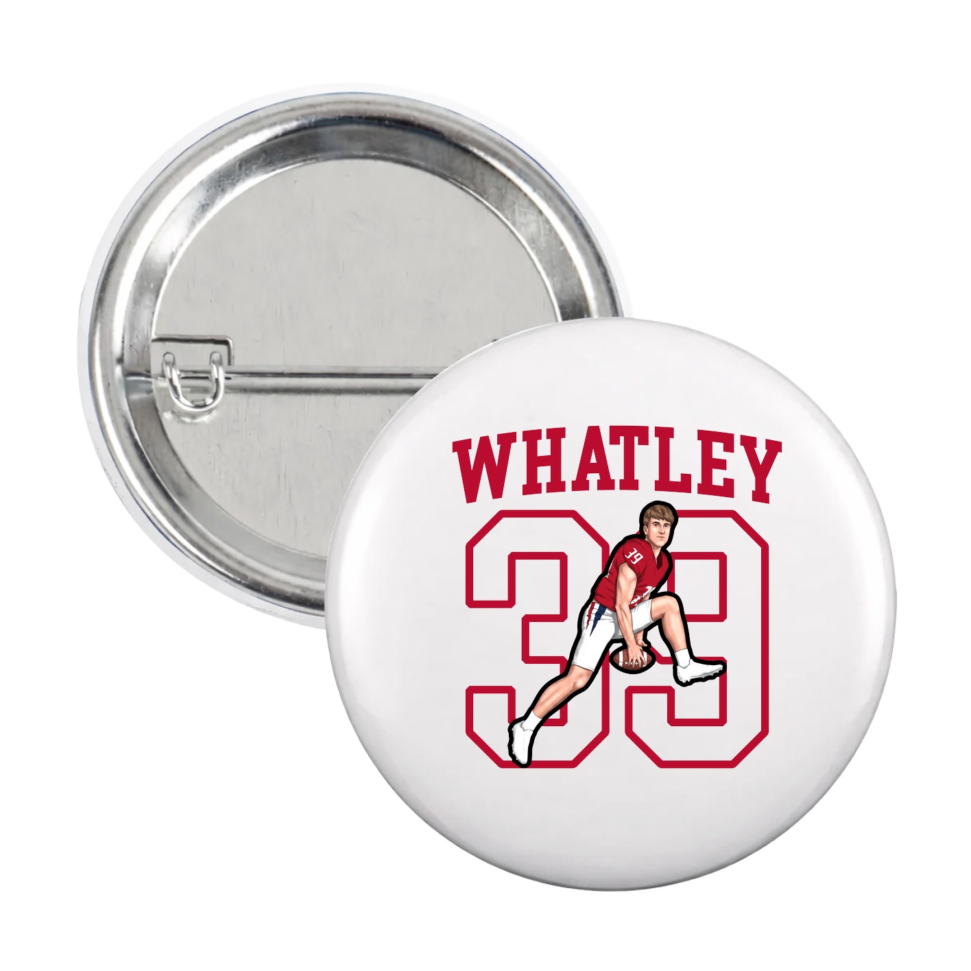 Game Day Button — Shirsey in White