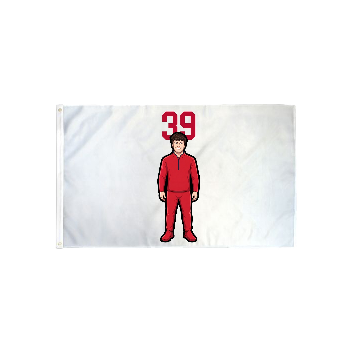 3x5 Flag — Number Top in Classic