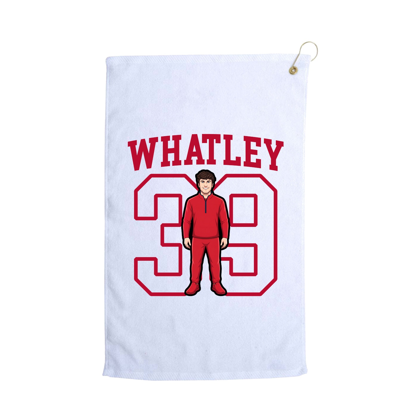 Golf Towel — Shirsey in White