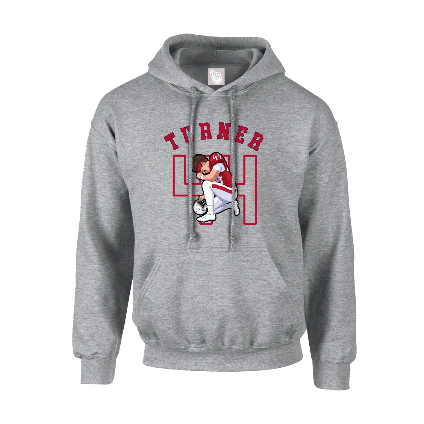 Youth Hoodie — Shirsey Arch in Grey