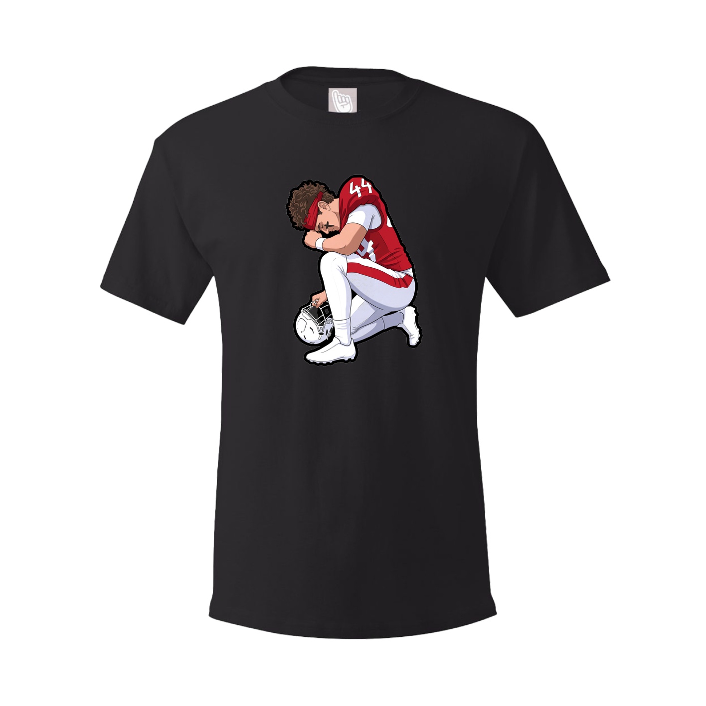 Tee — Name Vertical in Black