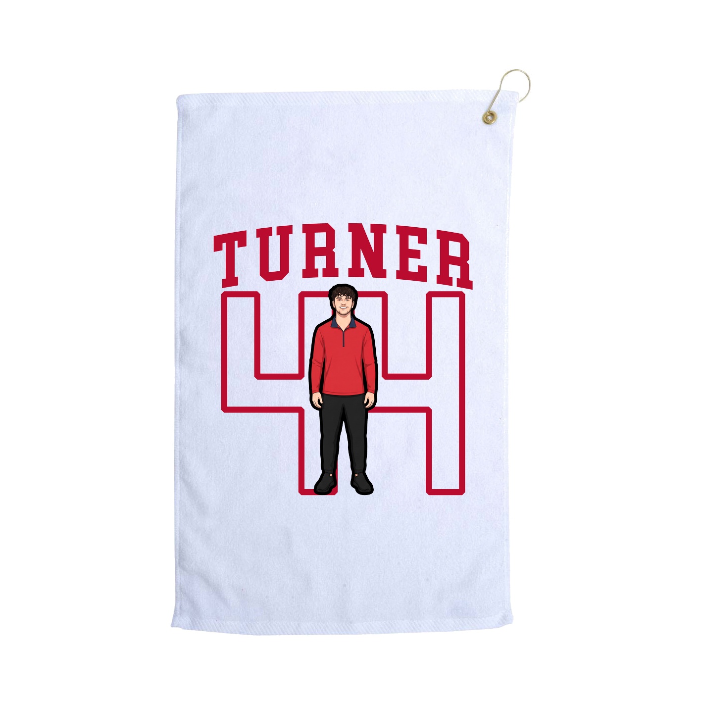 Golf Towel — Shirsey in White
