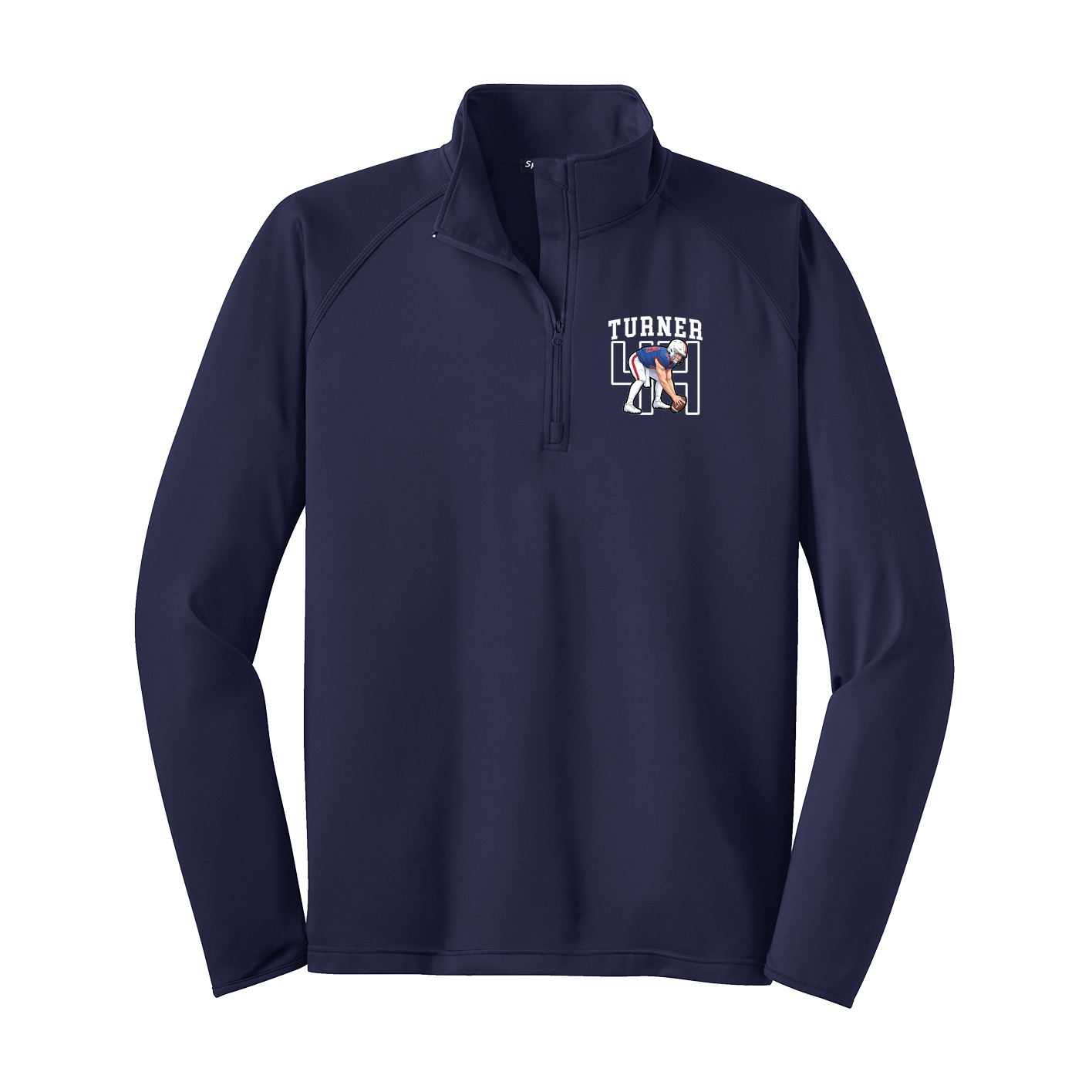 Q-Zip Pullover — Shirsey in Navy