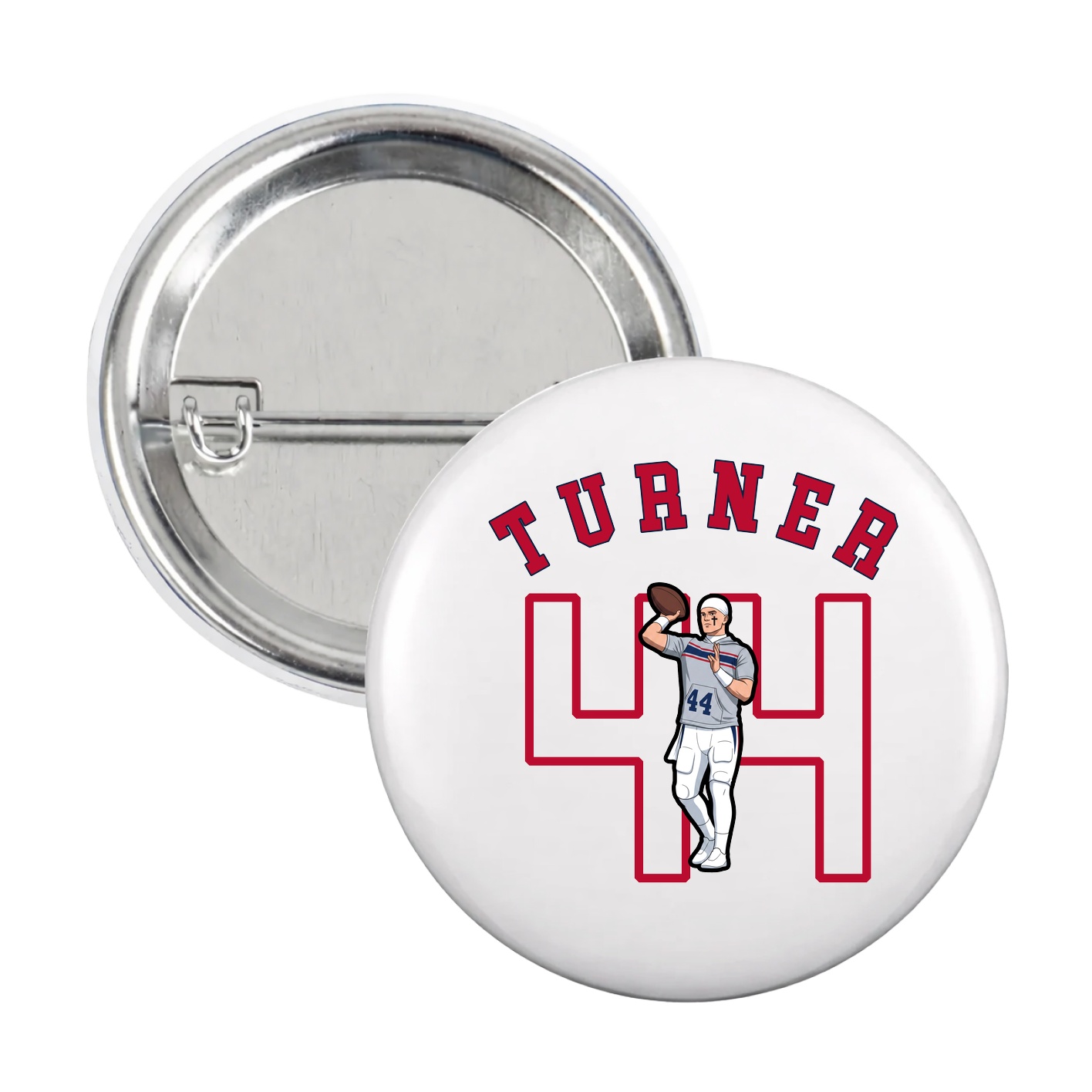 Game Day Button — Shirsey Arch in White