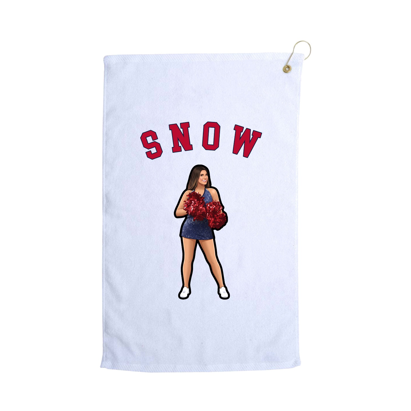 Golf Towel — Shirsey Arch in White
