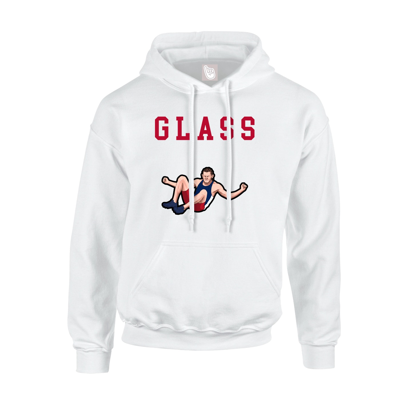 Hoodie — Shirsey in White