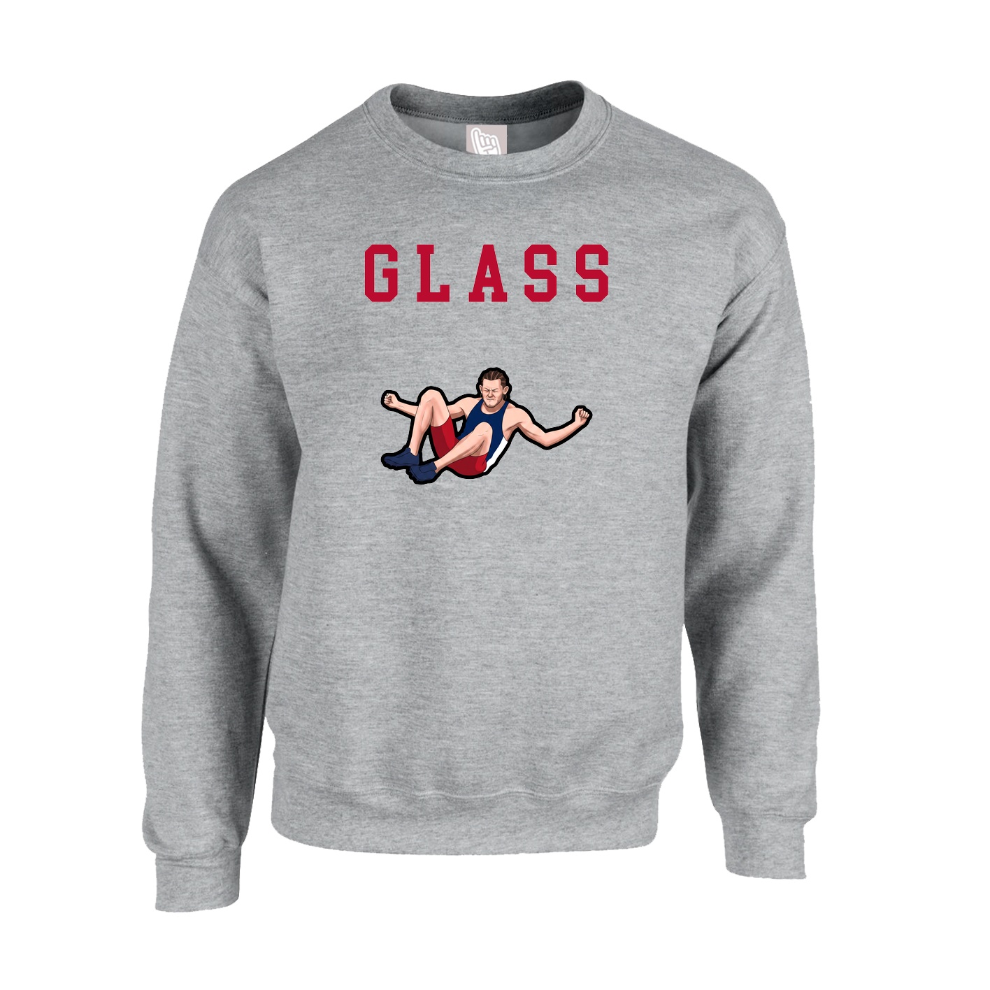 Fleece Crew — Shirsey in Grey