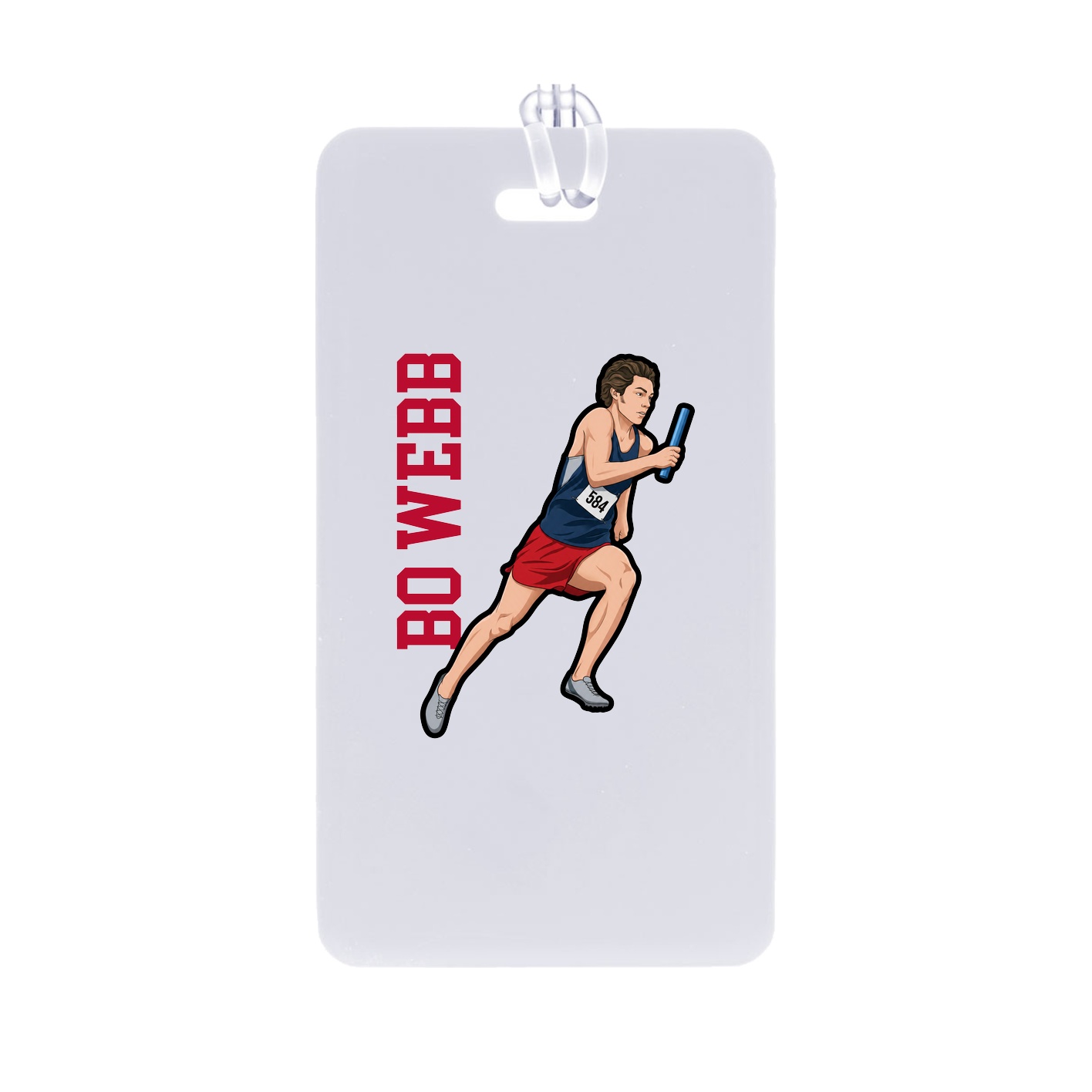 Bag Tag — Name Vertical in Classic