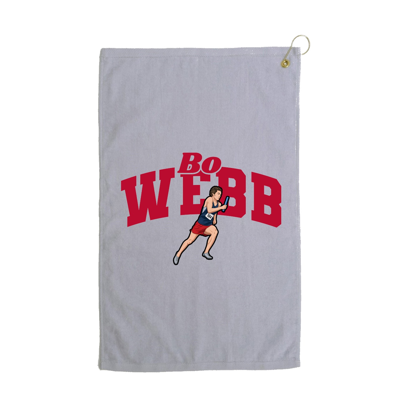 Golf Towel — Signature Arch in Grey