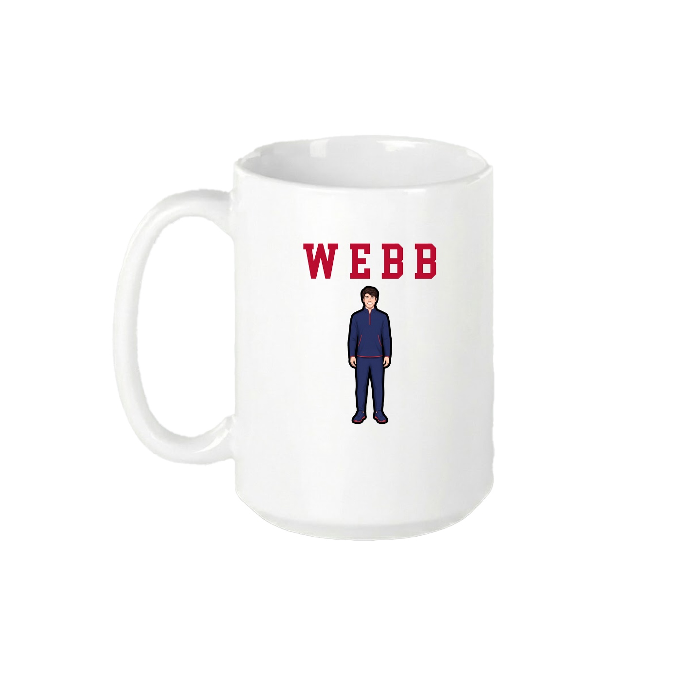15oz Coffee Mug — Shirsey in White