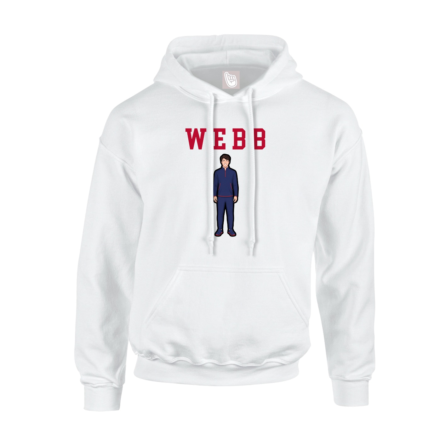 Hoodie — Shirsey in White